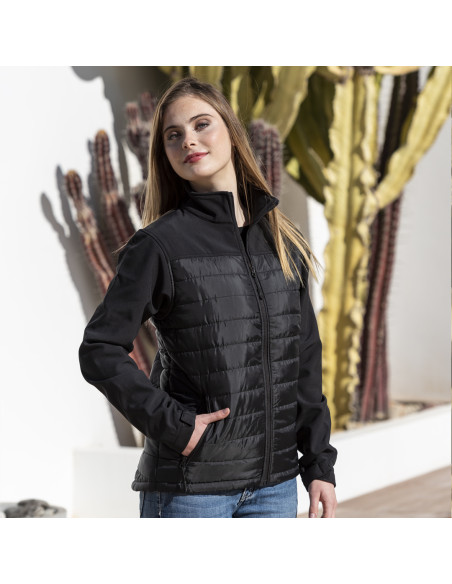 Chaqueta para publicidad impermeable en soft shell, S-XXL.