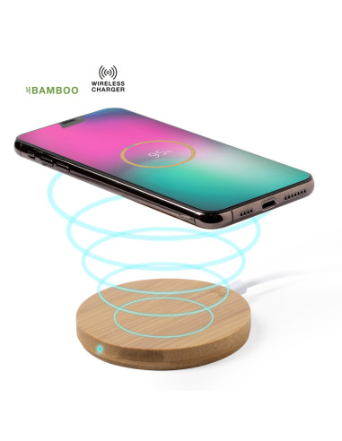 Cargador inalámbrico personalizado circular en...
