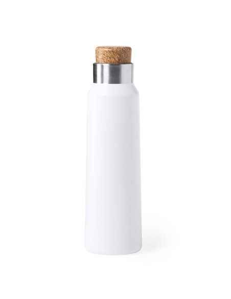 Bidón Personalizado ECO 770ml Acero Inox, Tapón Corcho.
