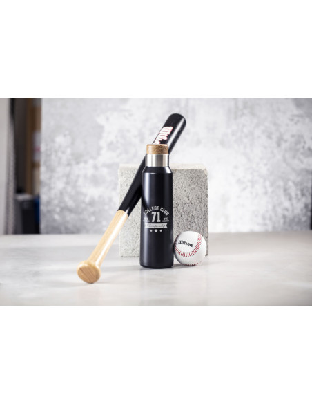 Bidón Personalizado ECO 770ml Acero Inox, Tapón Corcho.