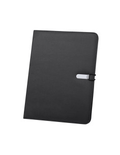 Carpeta en microfibra personalizada con cierre y bloc... 2