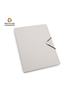 Carpeta portafolios personalizada, cartón reciclado, bloc...