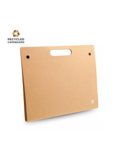Carpeta ECO personalizada, cartón reciclado, bloc y notas...