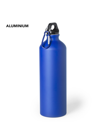 Bidón Personalizado 800ml en Aluminio y mosquetón