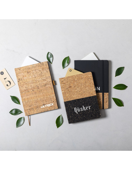 Bloc de notas Ecológico personalizado Corcho Natural