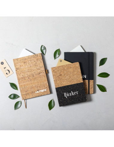 Bloc de notas Ecológico personalizado Corcho...