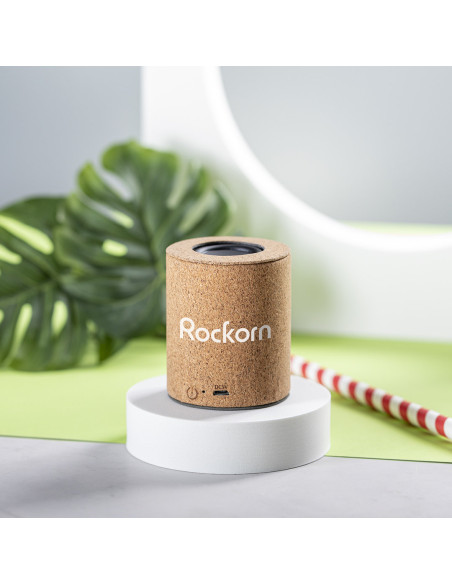 Altavoz personalizado Bluetooth® 5.0, corcho, 3W.