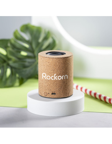 Altavoz personalizado Bluetooth® 5.0, corcho, 3W.