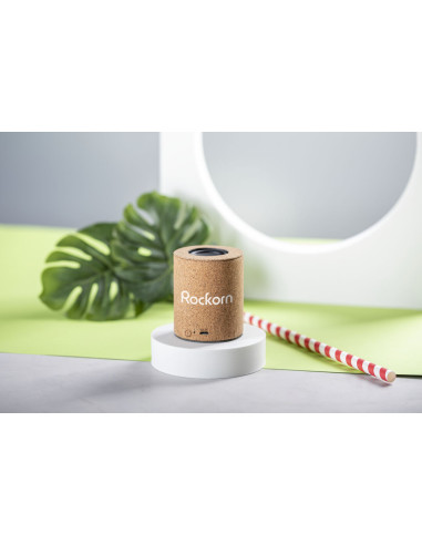 Altavoz personalizado Bluetooth® 5.0, corcho, 3W.