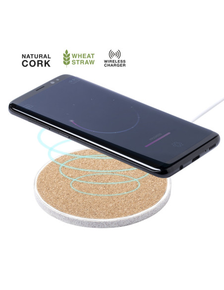 Cargador publicitario ECO en Corcho 5W.