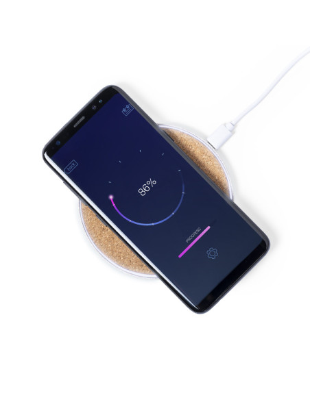 Cargador publicitario ECO en Corcho 5W.