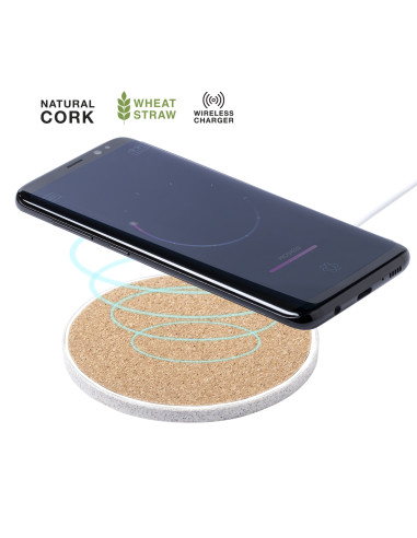 Cargador publicitario ECO en Corcho 5W.