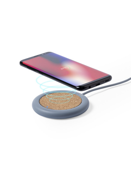 Cargador personalizado ECO en Corcho y Cemento, 5W