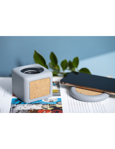 Cargador personalizado ECO en Corcho y Cemento, 5W