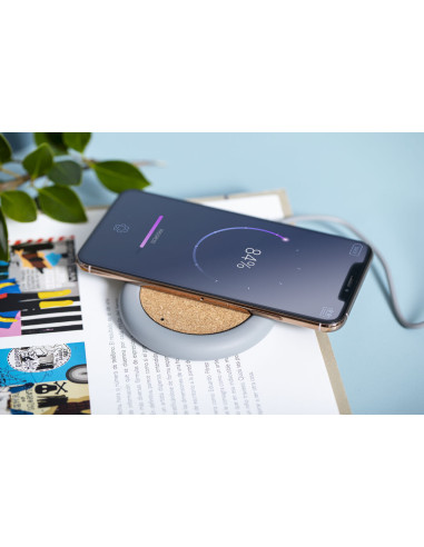 Cargador personalizado ECO en Corcho y Cemento, 5W