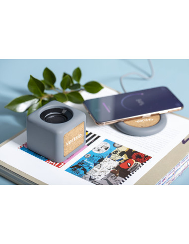 Cargador personalizado ECO en Corcho y Cemento, 5W