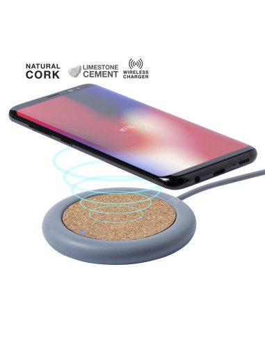 Cargador personalizado ECO en Corcho y Cemento, 5W
