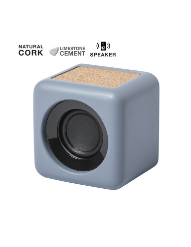 Altavoz personalizado en Corcho y cemento...