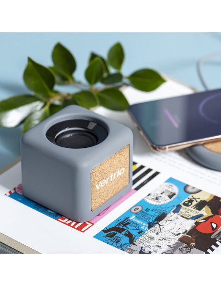 Altavoz personalizado en Corcho y cemento Bluetooth® 5.0.