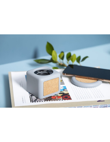 Altavoz personalizado en Corcho y cemento...