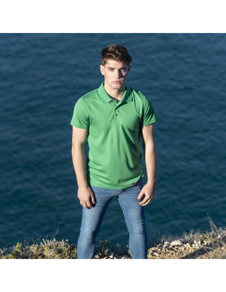 Polo transpirable 100% poliéster para Personalizar, RPET 180g/m2