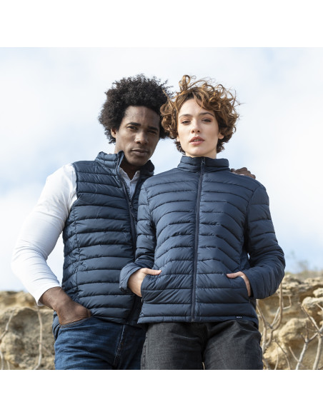 Cazadora personalizada en RPET, cortavientos, tallas S-XXL.