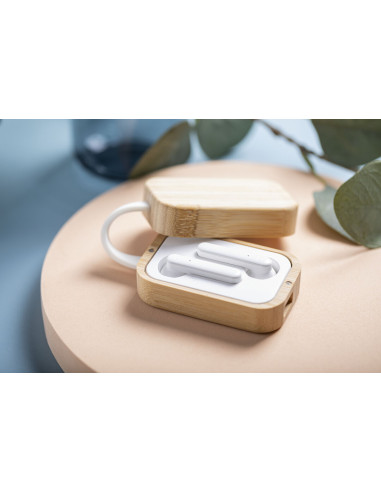 Auriculares Personalizados ECO en Bambú...