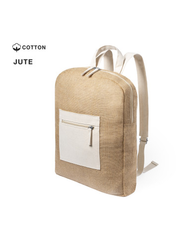Mochila Publicitaria multiusos ECO en Yute y...