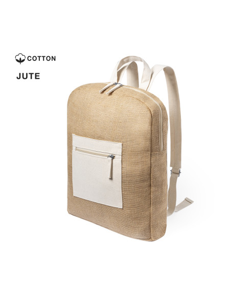Mochila Publicitaria multiusos ECO en Yute y Algodón.