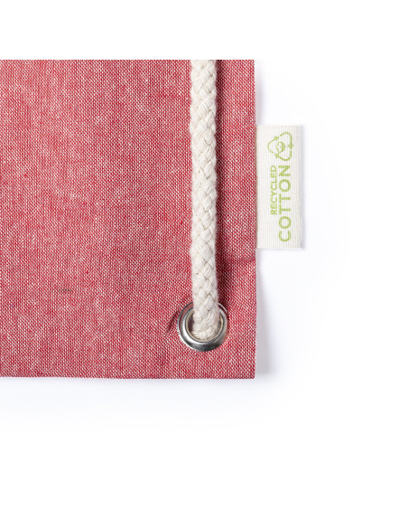 Bolsa mochila Personalizable de cuerdas ECO, Algodón reciclado140g/m2