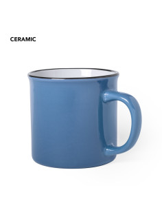 Taza de Cerámica Personalizable de 300ml, Diseño Vintage. 2