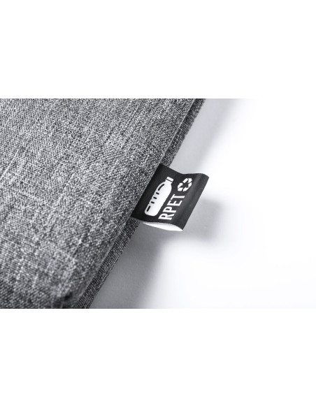 Maletín con cremallera y asas publicitario en RPET .