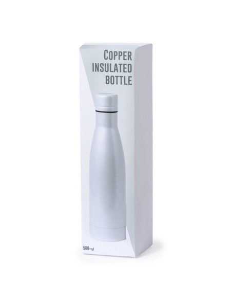 Botella personalizada 500ml Acero Inox, Aislamiento Cobre