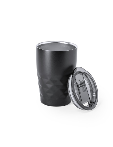 Vaso térmico Acero Inox personalizado de 350ml con doble capa.