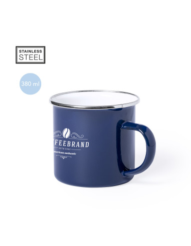 Taza de Acero Inoxidable Personalizable de 380ml