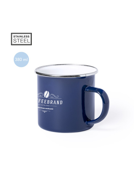 Taza de Acero Inoxidable Personalizable de 380ml