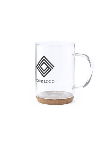 Taza Personalizada de 450 ml base Corcho Natural.