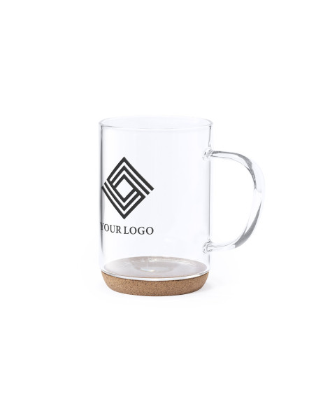 Taza Personalizada de 450 ml base Corcho Natural.