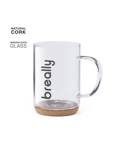 Taza Personalizada de 450 ml base Corcho Natural.