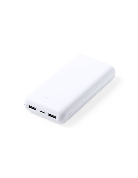 Power bank personalizada 20,000 mAh, triple carga, USB/Tipo-C.
