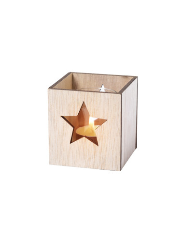 Vela personalizada navideña, vainilla, caja...