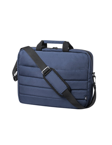 Maletín para publicidad en RPET con compartimento acolchado.