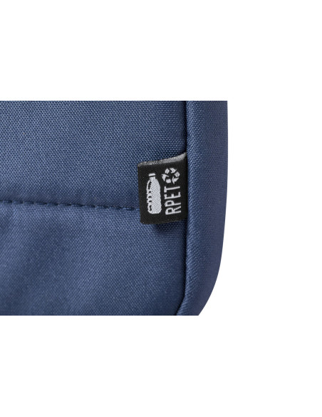 Maletín para publicidad en RPET con compartimento acolchado.