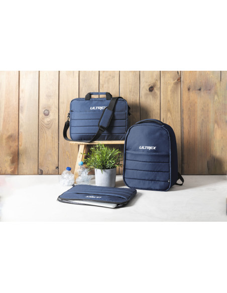 Maletín para publicidad en RPET con compartimento acolchado.