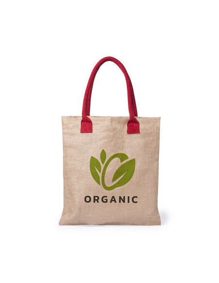 Bolsa Personalizada de Yute con Asas Algodón, Resistente hasta 9kg