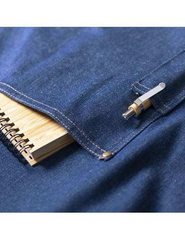 Delantal en denim Personalizado, cintas...