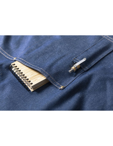 Delantal en denim Personalizado, cintas...