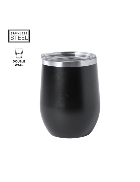 Vaso térmico Acero Inox personalizable, 350ml, tapa dosificadora.