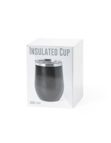 Vaso térmico Acero Inox personalizable, 350ml, tapa dosificadora.