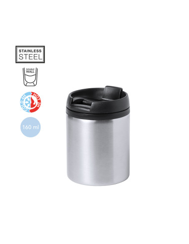 Vaso termo para publicidad, 160ml, Acero Inox,...